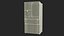 4-Door French Door Fridge Silver 3D model