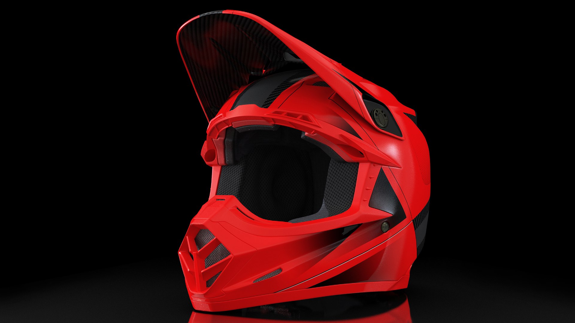 Extreme Sports Helmet 3D model preview