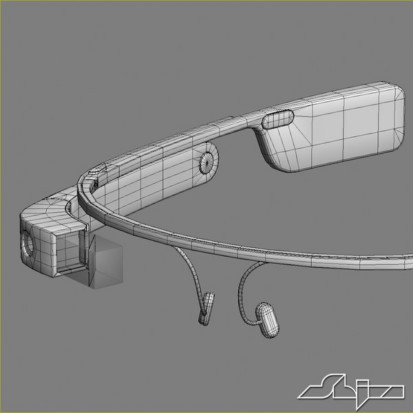 3d google glass sky model