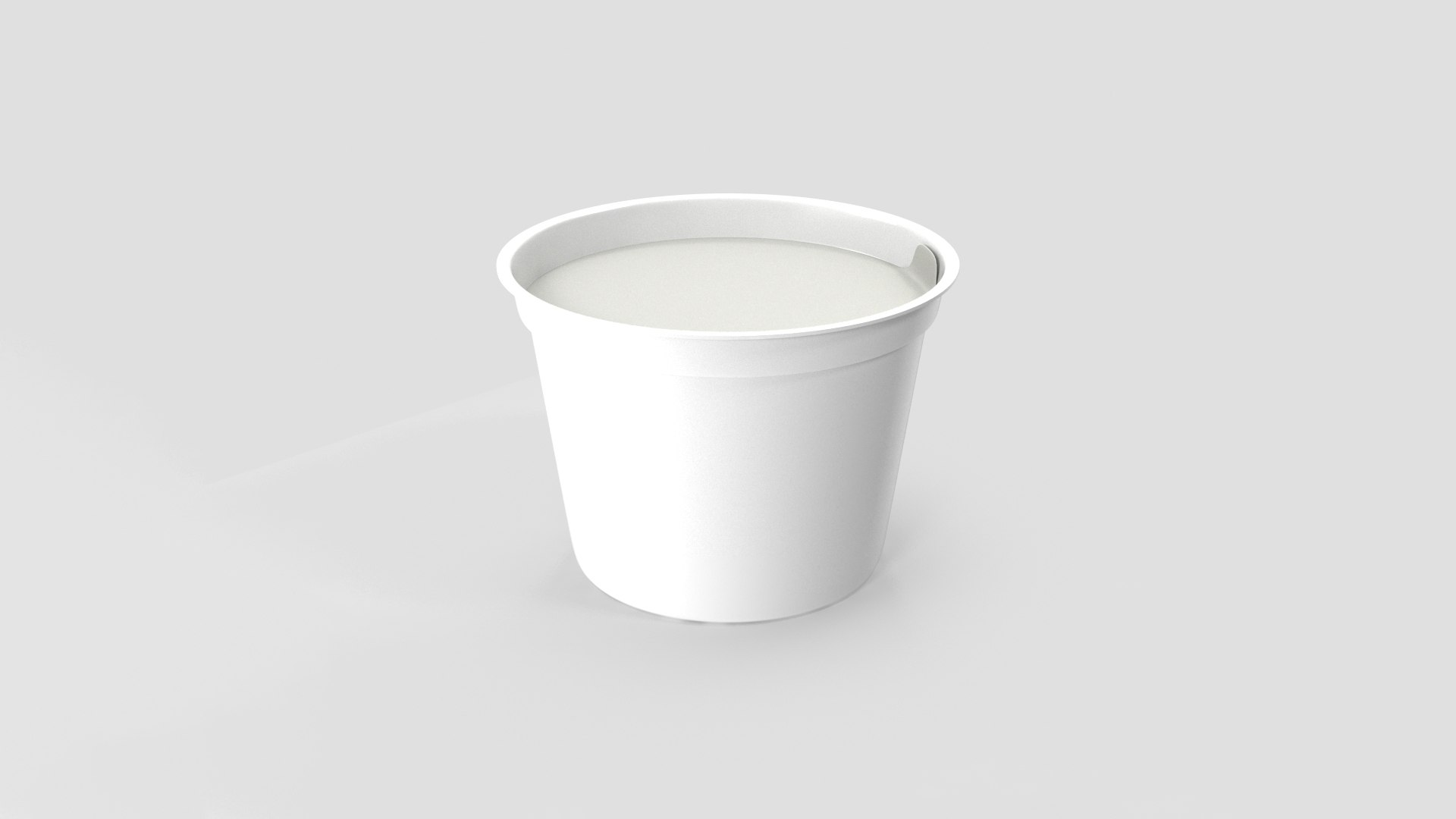 Ice Cream Cup Container Box 3D model TurboSquid 1827773