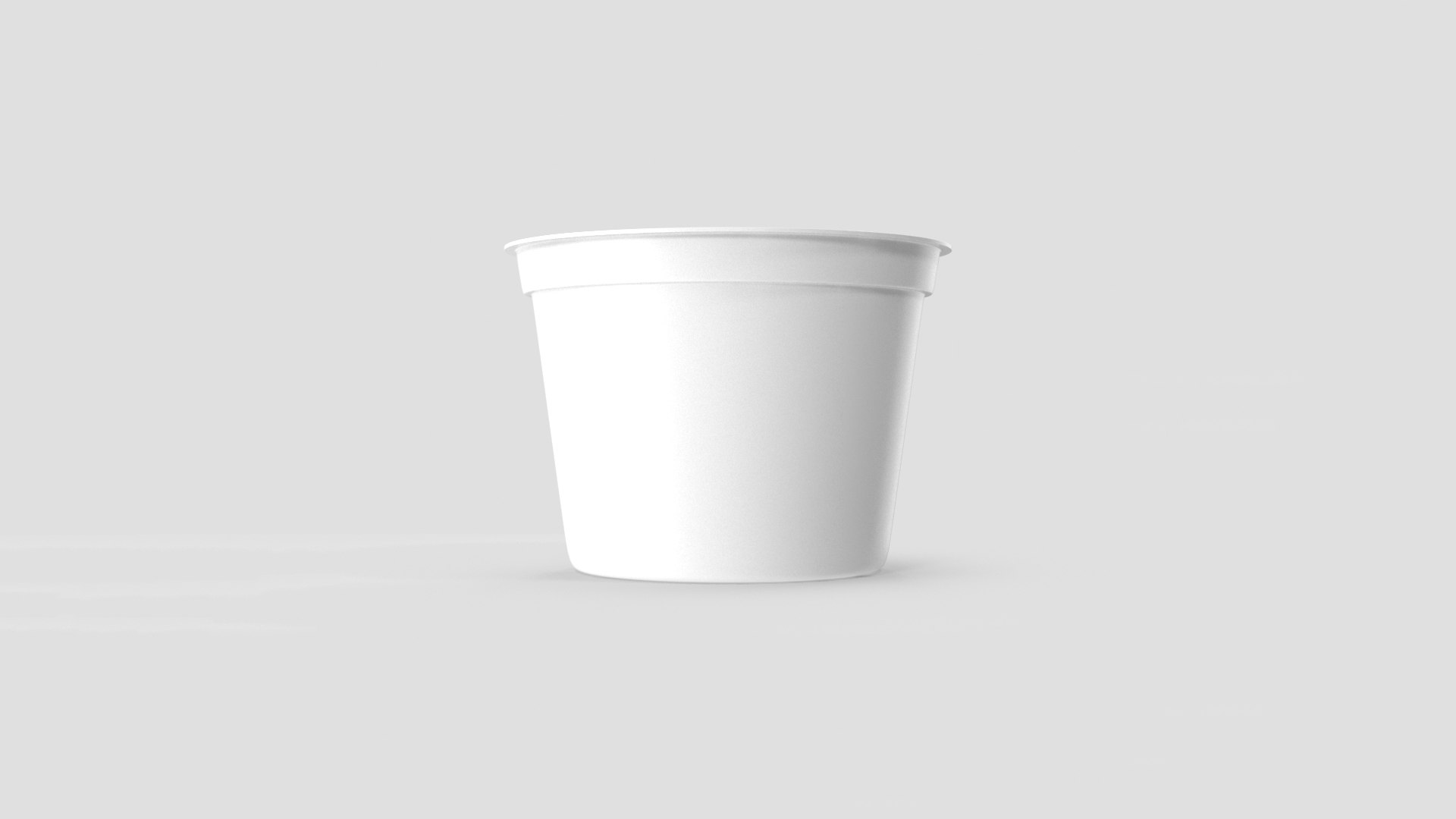 Ice Cream Cup Container Box 3D model TurboSquid 1827773