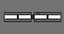 LED light bar 3D model(1)