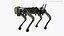 Vision 60 Tactical Robot Dog Green Rigged For Blender Animated Set 3D model