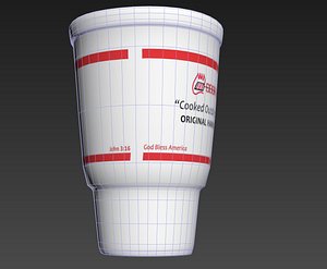 milkshake cup 3D model