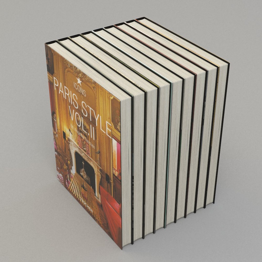Books Rhinoceros 3d Model