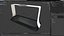 Cake Slice Package Rectangular Black