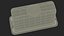 Cake Slice Package Rectangular Black