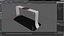 Cake Slice Package Rectangular Black