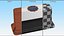 Cake Slice Package Rectangular Black