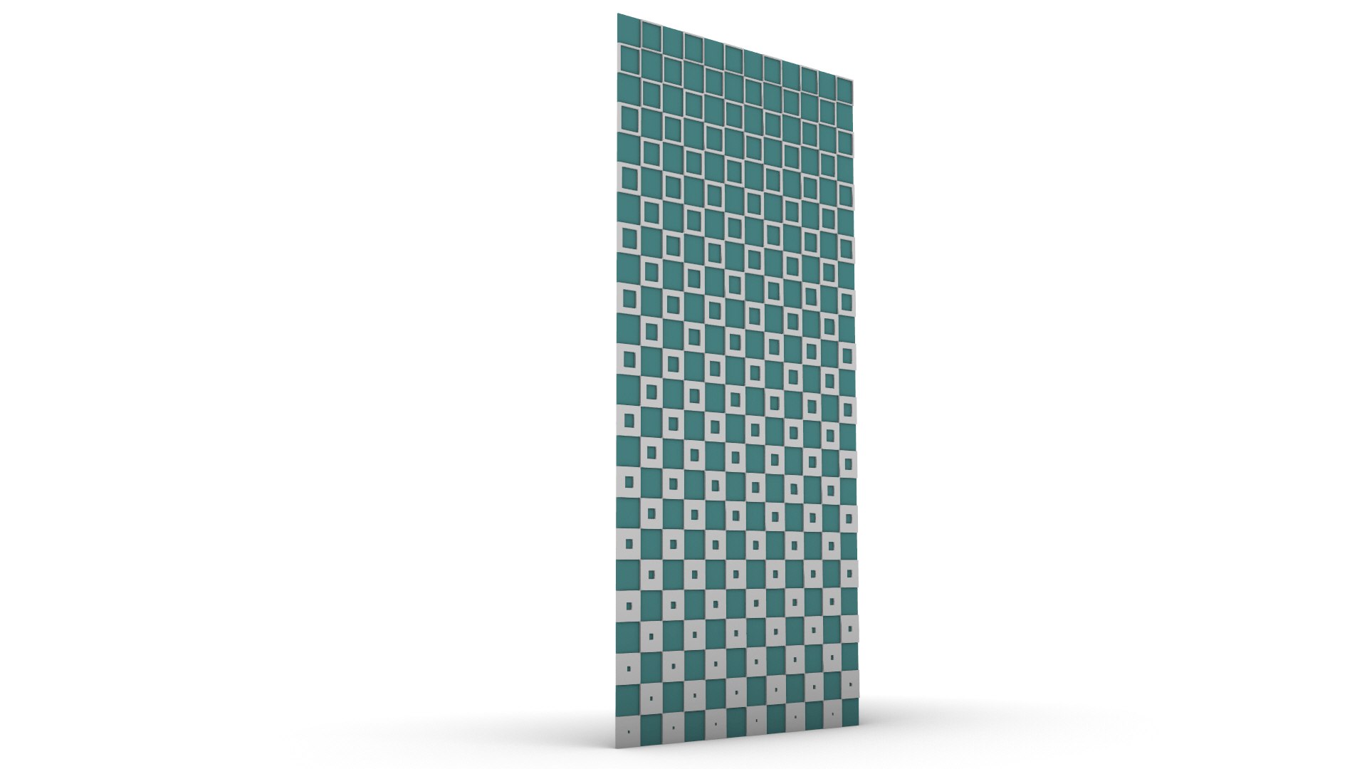 3D Gradient Square Pattern Panel Model - TurboSquid 2343594