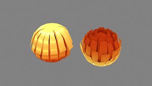 Cheerleading hand flower - The halftime show 3D model