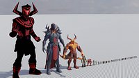 Marvel Character Power vs Size Comparison almost all charators and HQ textures