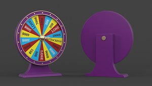 3D Wheel of Fortune model