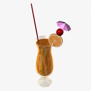 screwdriver cocktail 3d model