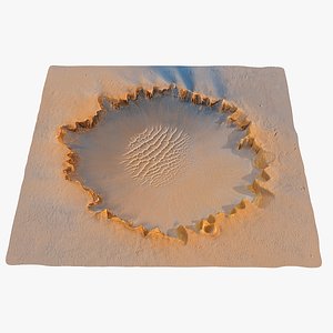 3D Victoria Crater Mars model
