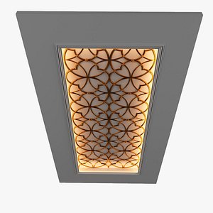 3D ceiling decor model