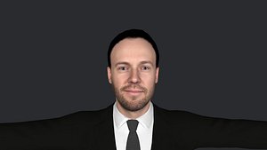 3D AB de Villiers  Hyper Realistic Full Body Fully Rigged 3D Character