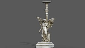 Angel candle holder 3D