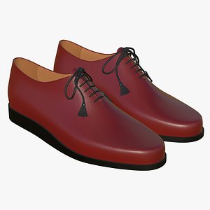 Leather Lace Up Shoes V8