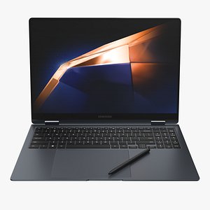 3D Samsung Galaxy Book 4 Pro 360 Gray model
