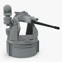 M242 Bushmaster Autocannon 3D Model