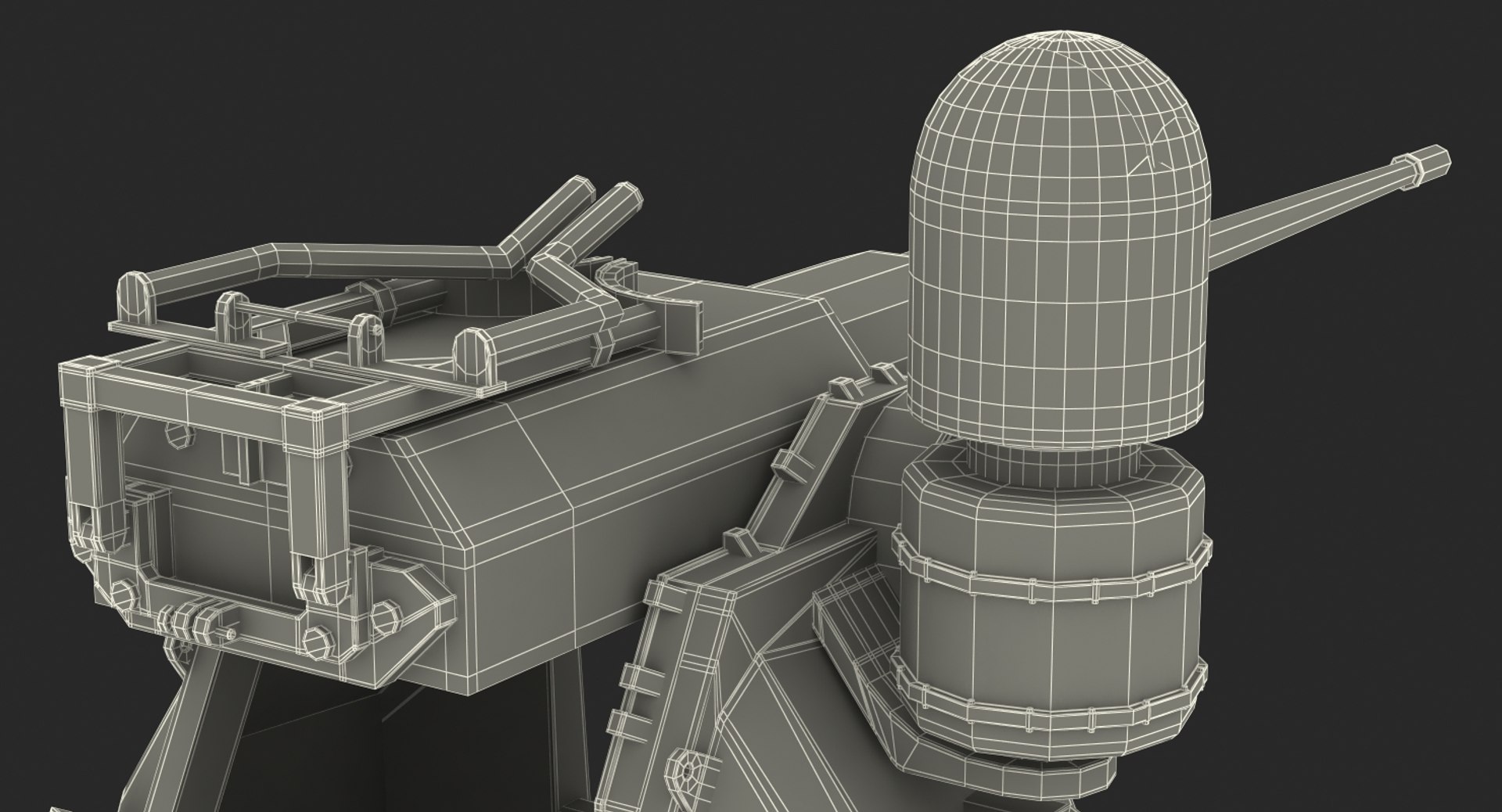 M242 Bushmaster Autocannon 3D Model - TurboSquid 1328448