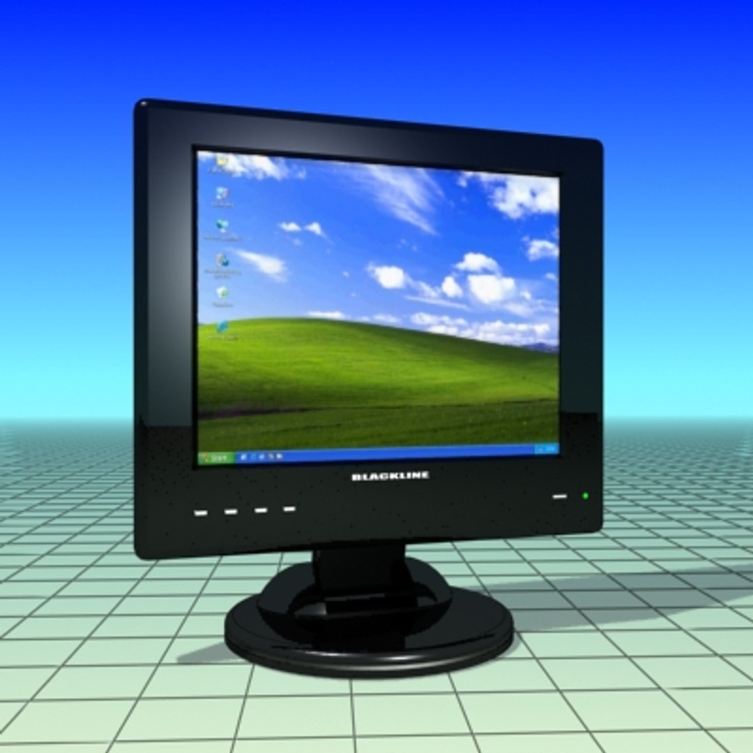 Free Max Mode Black Tft Flat Monitor