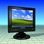 TFT-Monitor Schwarz