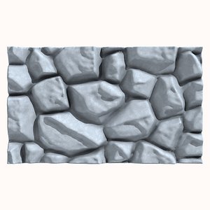 3D Stone Wall 181 model