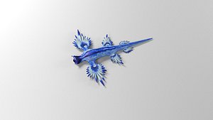 Blue Dragon Slug 3D model