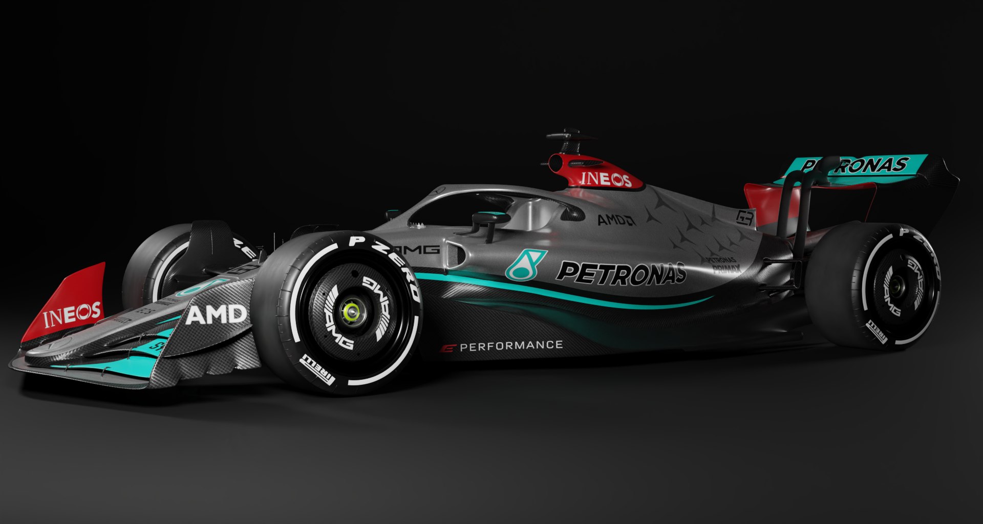 3D F1 2022 Mercedes Livery - TurboSquid 1866451