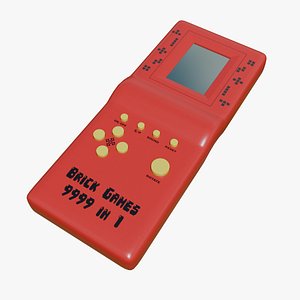 3D Classic Gaming Console model