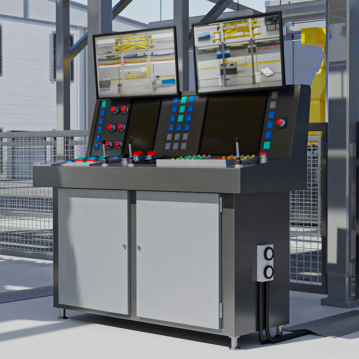 modelo 3d Panel de control principal - TurboSquid 2318960