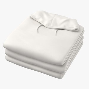 Male Standard Hoodie Folded Stacked