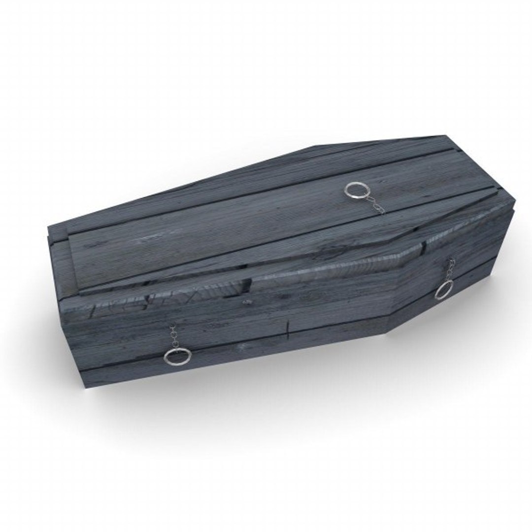 coffin 3d obj