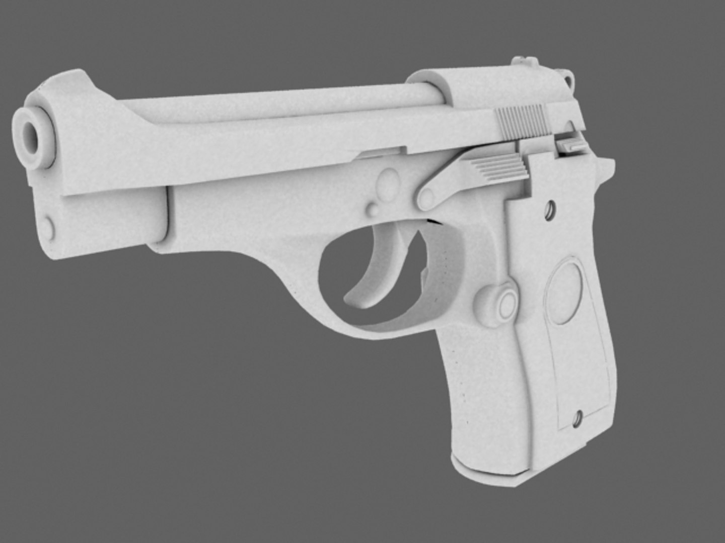 Beretta M84 Gun 3ds