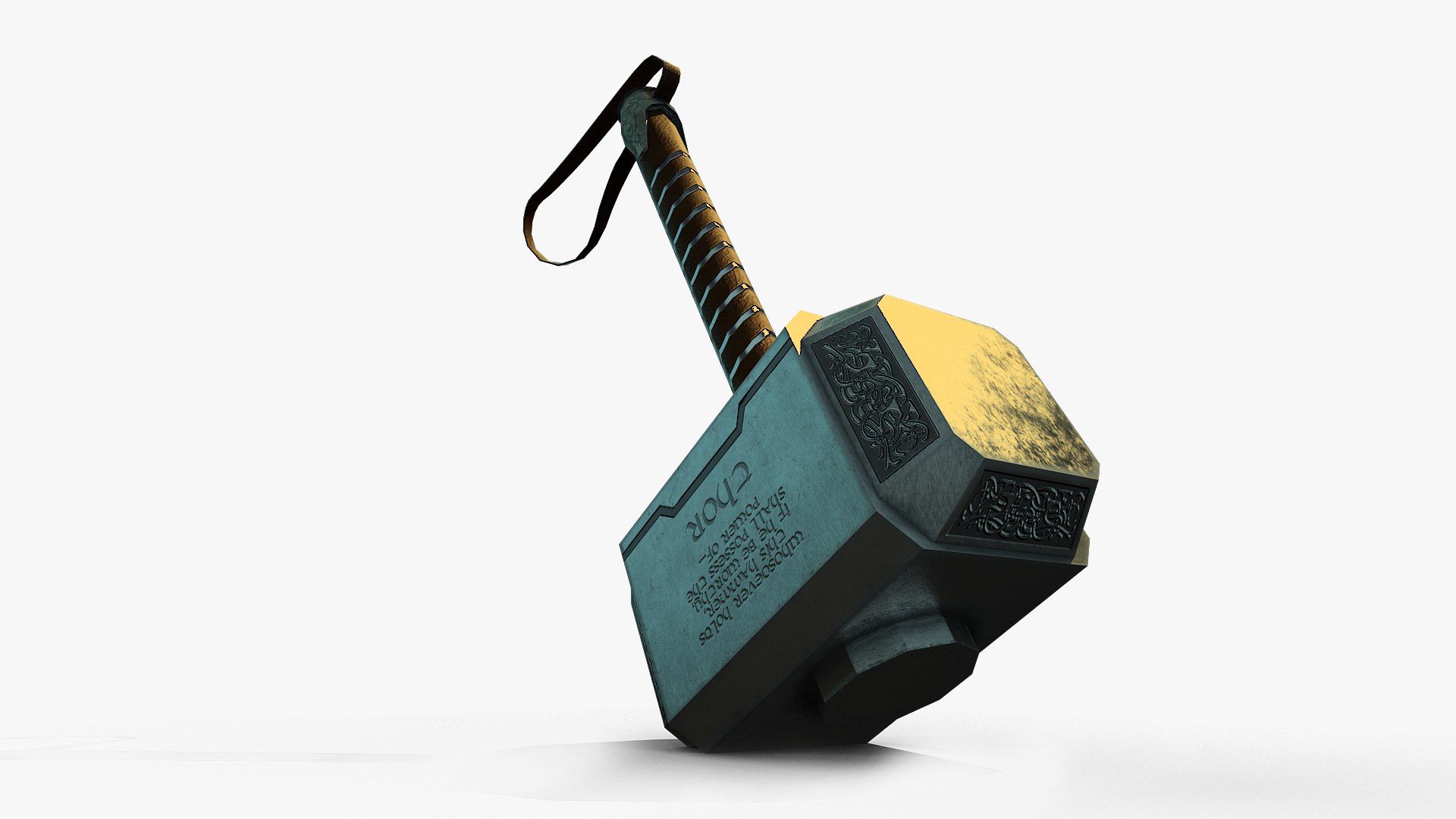 Thor Hammer Mjolnir 3D Model - TurboSquid 1288357