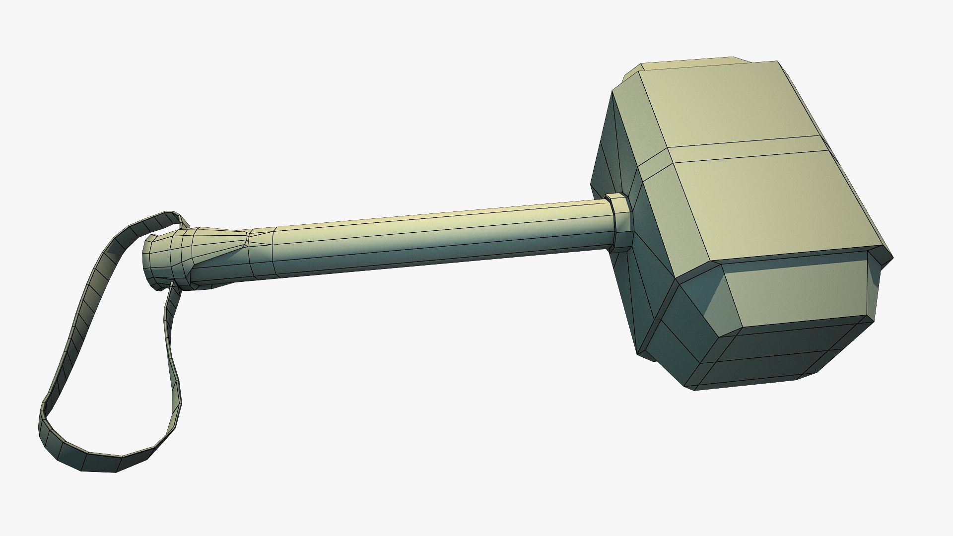 Thor Hammer Mjolnir 3D Model - TurboSquid 1288357