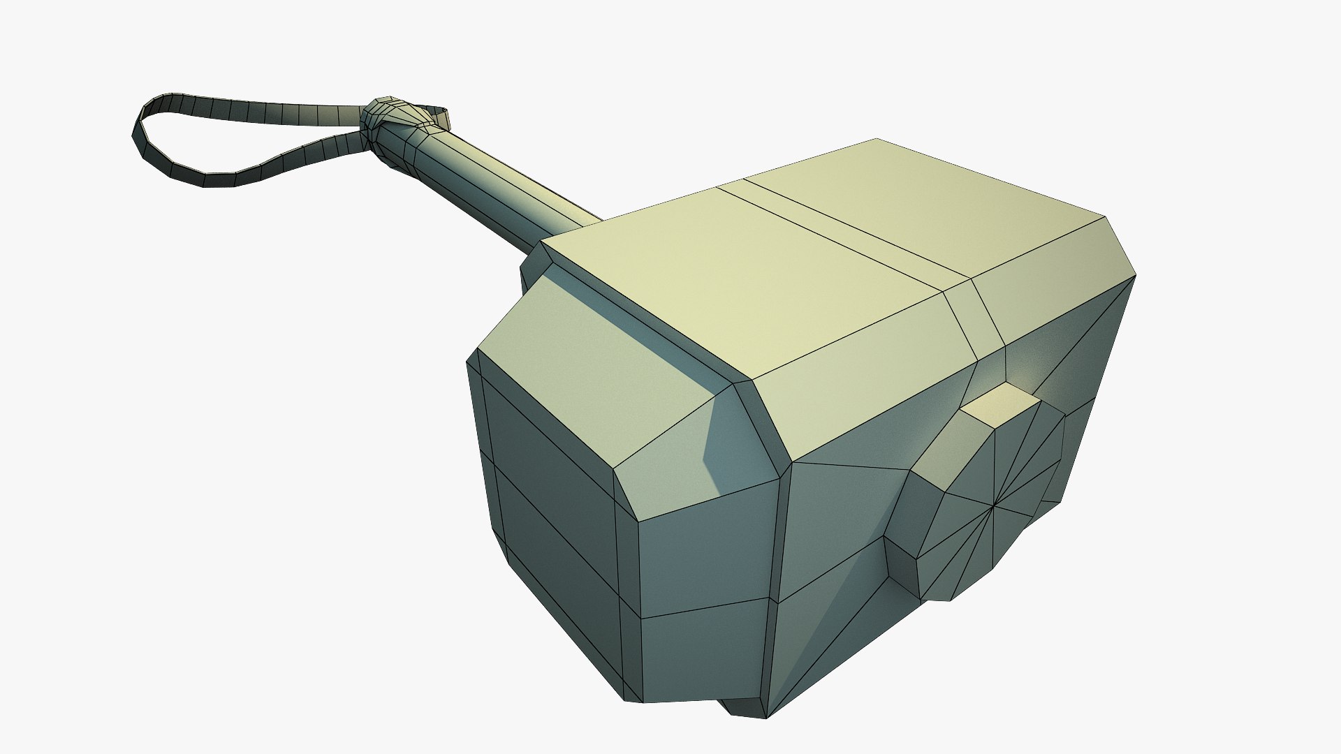 Thor Hammer Mjolnir 3D Model - TurboSquid 1288357