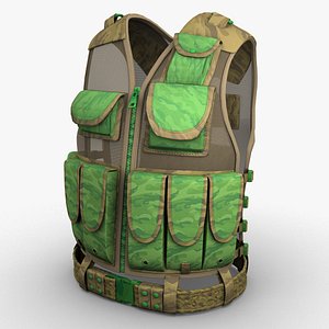 military vest model