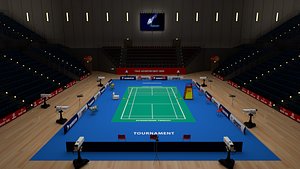 Badminton Stadium 3D model