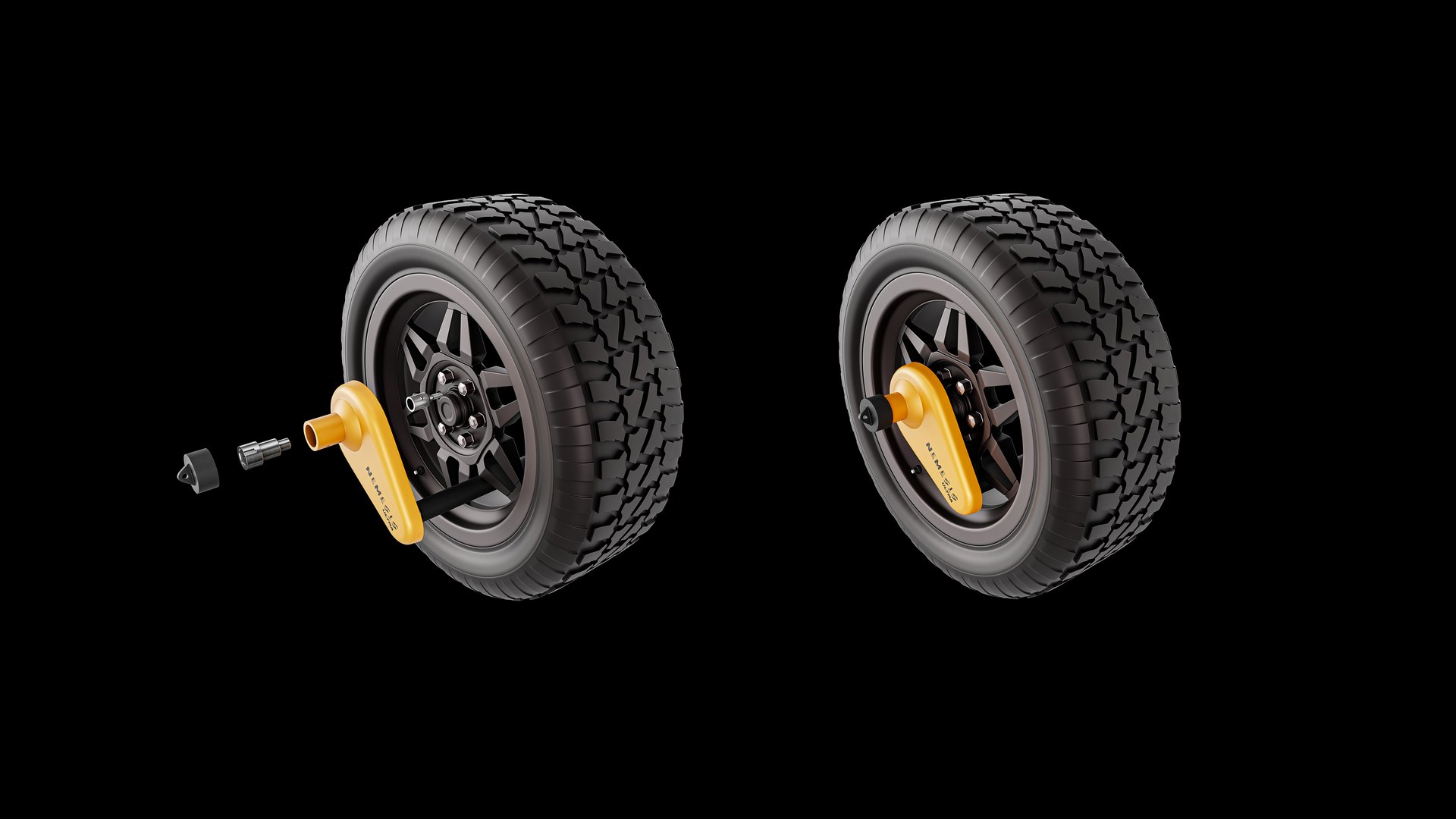 3D Model Nemesis Ultra Caravan And Trailer Wheel Lock TurboSquid 2018420