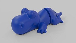 Sleeping Dino Flexi Toy model