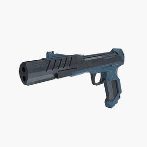 Sci-fi Pistol 3D model