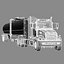 Semi Truck  with  tank trailer