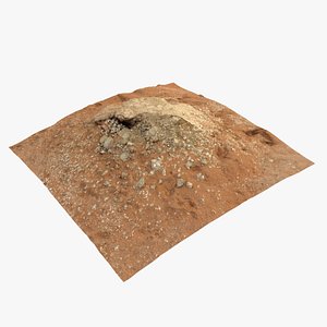 3D model Namibian Desert Rock Formation 06 - Scan