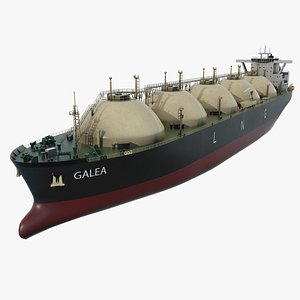 hd lng gas tanker model