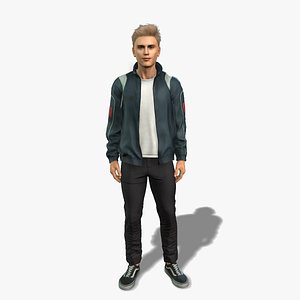 Realistic Male Human 3D
