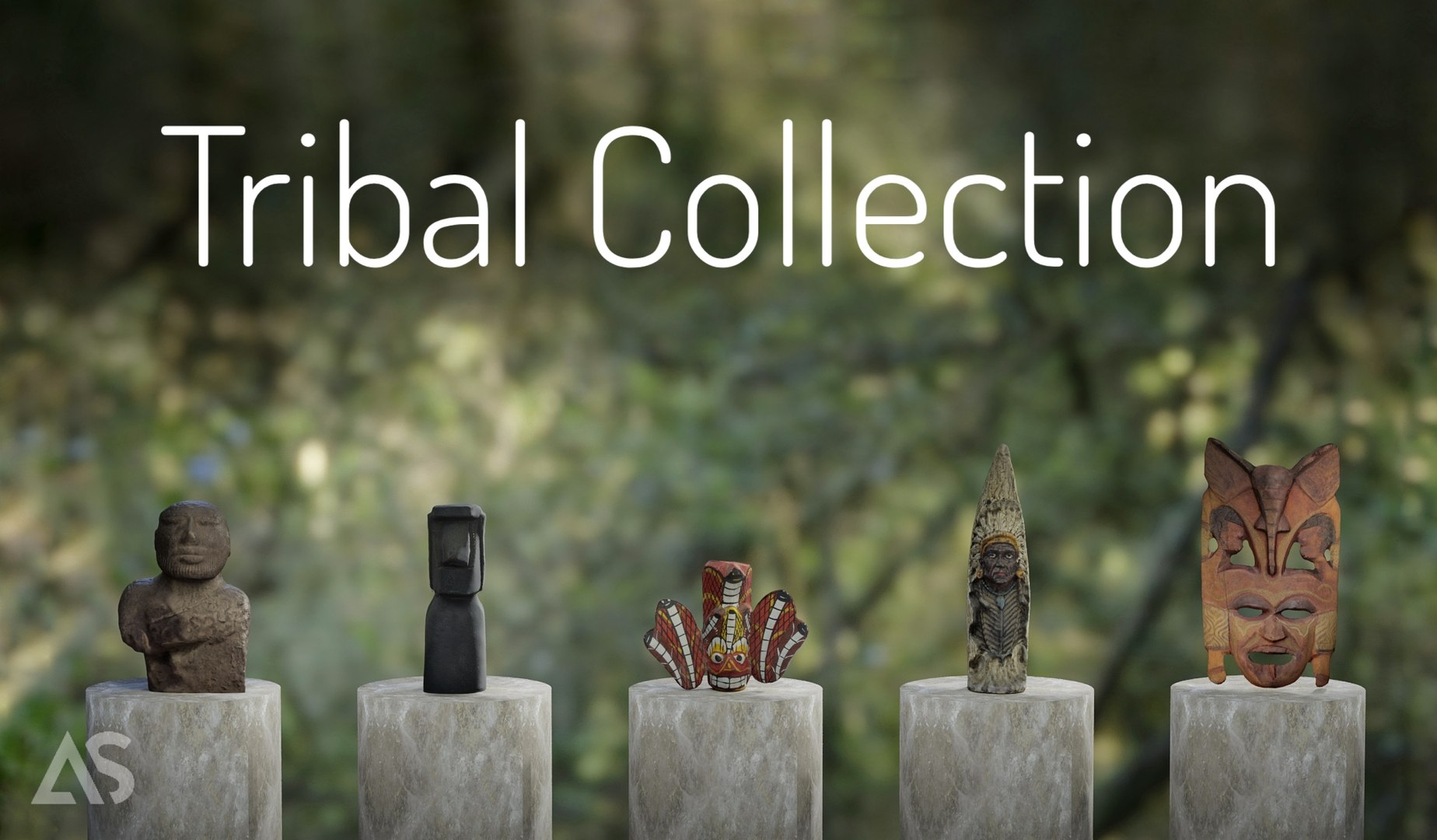 Tribal Collect 3D Asset Pack 5 Models 3D - TurboSquid 1853468