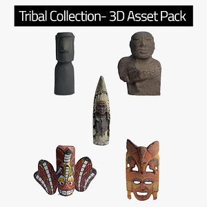Tribal Collect 3D Asset Pack 5 Models